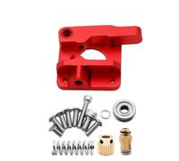 hGiesXgyN Actualización del extrusor rojo MK8 MK9 compatible con impresora 3D Bloque de aluminio Kit de extrusor Bowden totalmente metálico Mano derecha izquierda Filamento de 1,75 mm CR-10(Right Hand