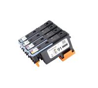 hGiesXgyN Compatible con Cabezal de impresión HP 91 C9460A C9461A C9462A C9463A. Compatible con Impresora HP Designjet Z6100 Z6100ps (MBK/CM/Y LM/LC PBK/LGY).(1PC - PBK and LGY)