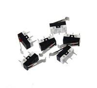 hGiesXgyN Interruptor de límite mecánico for impresora 3D, 10 unidades/lote, 1 A/125 V CA, microinterruptor de tope final, compatible con Prusa, compatible con I3, compatible con Delta, compatible con