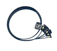 hGiesXgyN Manguera de Tinta de 6 líneas/Colores de 1 m con Amortiguador UV pequeño, Tornillos, Tuercas y Junta tórica. Compatible con Epson R330, R290, T50, L1800 y 1390.(Black)