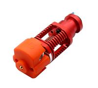 hGiesXgyN Piezas de Impresora 3D compatibles con Red Lizard k1 V6 Hotend Hotend de Cobre Chapado ensamblado Compatible con extrusora Titan Voron Prusa I3 MK3(Red Aluminum)