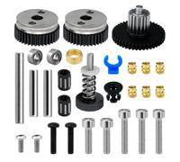 hGiesXgyN Piezas de Impresora 3D Kit de Engranajes de extrusora HGX-Lite de Acero endurecido Compatible con Ender-3/Ender-3 V2/CR-10