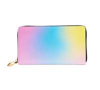 HGIUYDRD Cartera para mujer con estampado de cuadrícula irregular, elegantes carteras pequeñas compactas con diseño de dos caras de impresión completa, Rosa indiferente, Talla única