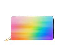 HGIUYDRD Cartera para mujer con estampado de graffiti rosa, elegantes carteras pequeñas compactas con diseño de dos caras de impresión completa, Patrón de colores mixtos, Talla única