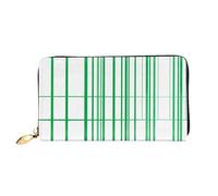HGIUYDRD Sketch - Cartera para mujer con estampado de baloncesto, elegantes carteras pequeñas compactas con diseño de dos caras de impresión completa, Línea verde, Talla única