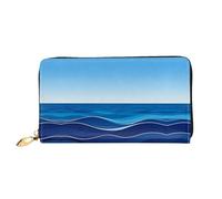 HGIUYDRD Two Puppies Print - Cartera para mujer, elegante y compacta con diseño de dos caras de impresión completa, Rhythm of the Sea, Talla única