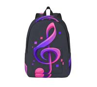 HGIUYDRD Una mochila de viaje bohemia con estampado de piedra brillante, bonita mochila con patrones interesantes para el trabajo y los viajes, Notas moradas, S