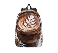 HGIUYDRD Una mochila de viaje bohemia con estampado de piedra brillante, bonita mochila con patrones interesantes para el trabajo y los viajes, Café rico, S