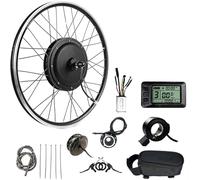 HGJHJJHK 20"/24"/26"/27.5"/28"/29"/700c Front Wheel Motor E-Bike Conversion Kit, 36v/48v Upgraded Brushless Hub Motor For Electric Bicycle with LCD Display,36v/500w-24, 48V/500W,