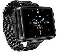 HGJHJJHK Auriculares Bluetooth inalámbricos de TWS Hombres Smart Watch 1.4 Pulgadas Big DIY Screen Bluetooth Call Weather Smartwatch, un