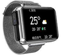 HGJHJJHK Auriculares Bluetooth inalámbricos de TWS Hombres Smart Watch de 1.4 Pulgadas Big DIY Bluetooth Call Weather Smartwatch, D