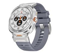 HGJHJJHK Baja de goma para Samsung Galaxy Watch Ultra 47 mm Correa Bracelet Ultra 47mm Metal Metal Fit Men Strap Bands