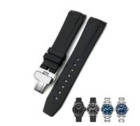 HGJHJJHK Banda de vigilancia de goma de 21 mm para L3.781.4.9 Conquista Hydroconquest Black Blue Grey Green Watch Strap
