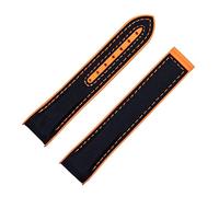 HGJHJJHK Banda de vigilancia de goma de nylon de 20 mm para 22 mm para la correa de goma Omega Planet Planet Ocean Replop Switch Accesorios de la banda de la banda de reloj