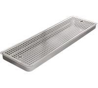 HGJHJJHK Bandeja de Goteo de Cerveza de Acero Inoxidable, bandejas de Goteo sin desagüe para cocinas caseras, restaurantes, Pub de Bar - Bandeja de Goteo de Cerveza de encimera Rectangular, 60 cm
