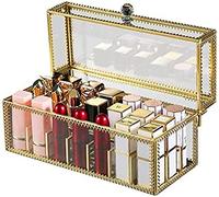 HGJHJJHK Caja de Almacenamiento de lápiz Labial Caja de Almacenamiento de Maquillaje Transparente Caja de Almacenamiento de glaseado de Labio sin Polvo Brillante, constructivo23