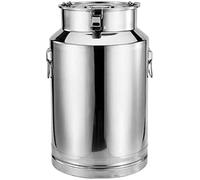 HGJHJJHK Can 4-8L de Leche, 201 Jug de Acero Inoxidable Jargumina de Leche Barlet Baril Barrel Canista de té Jarra con Tapa sellada para Almacenamiento de líquido, 8L, constructivo23