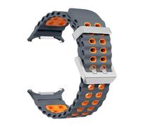 HGJHJJHK Correa de silicona para Watch Ultra 47 mm Bracelet No Gaps Sport Band de dos tonos para Galaxy 7 Ultra Watchband Straps