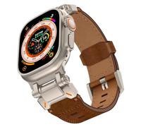 HGJHJJHK Correa italiana de piel de vaca para ultra 49 mm 46 mm 45 mm 42 44 mm Banda de hombres de lujo para iWatch SE 6 5 4 Series 10 9 8 7 Ultra 2 Pulseras de vigilancia de brazalete