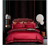 HGJHJJHK , Deluxe 1000TC Juego de Ropa de Cama de algodón Egipcio 4/6 Piezas Doble Rey King Bordada Bordada Bordada de Almohada de algodón, algodón Egipcio, 3,260x230 4pcs