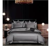 HGJHJJHK , Deluxe 1000TC Juego de Ropa de Cama de algodón Egipcio 4/6 Piezas Doble Rey King Bordado Bordado de Tapa de Tapa de algodón, algodón Egipcio, 4,200x230cm 6pcs