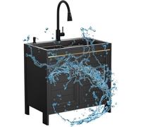 HGJHJJHK Gabinete de Cocina con Fregadero sin Fregadero con Fregadero de Catering sin Fregadero con Acero Inoxidable de Acero Inoxidable de Acero para lavavajillas.