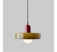 HGJHJJHK Lámpara de Vidrio de Vidrio lámpara de lámpara Colgante de lámpara Colgante de macarrón iluminación de Techo de Techo
