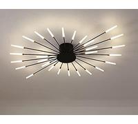 HGJHJJHK LED CHDELIER para REVISIÓN del CASA del CASA CASA CASA Moderna Leche LECHELIER Lámpara de iluminación de la lámpara Decoración, Negro, 28light