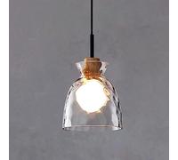 HGJHJJHK Luz de Colgante de Vidrio Simple Moderno lámpara de Vidrio lámpara de Vidrio Techo de Techo Colgante de la Granja pequeña para Sala de Estar, Dormitorio, Cocina, cúpula pequeña
