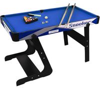 HGJHJJHK Mesa de Billar portátil, mesas de Billar para Sala de Juegos Familiares Adultos para niños, iludes Juego Completo de Bolas de Billar, señales, Tiza y Pincel