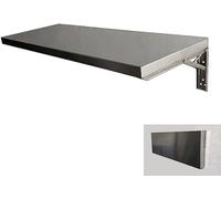HGJHJJHK Mesa de Lata de Caza de Pared montada en Acero Inoxidable, estación de Trabajo de la computadora portátil de la computadora portátil Que Ahorra Espacio, Mesa de Hgging Plegable para Estudio,