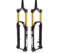 HGJHJJHK MTB Fork 27.5 29 Pulgadas MTB Suspension Fork Viaje 170 mm 1-1/2 Tubo de montaña Tubo de montaña Fuerquera Manual de Disco de Bloqueo, Negro, 27.5