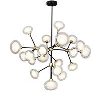 HGJHJJHK Sala de Estar, Comedor, araña de Sputnik 12 Luces Accesorios de iluminación Colgante Moderno de Mediados de Siglo luz de Techo de Hierro Industrial para Dormitorio, Doble, 20 Luces