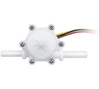 HGJHJJHK Sensor de Flujo XH2.54 Medidor de Flujo de turbina del Sensor de Flujo de Agua en línea de 6 mm en línea 0.05-1l/min para Beber, constructivo23