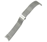HGJHJJHK Tabilla de metal de metal de acero inoxidable de 20 mm para Breitling 41 mm de tiempo AB0176 Pulseras de correa de reloj sólido plateado