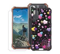 HGJTF Funda para Blackview BV7100 (6.58") + 1 X Cristal Templado Protectores de Pantalla, Ultrafina Suave Silicone Negro Fundas TPU Antichoque Case Carcasa para Blackview BV7100 - YQ29