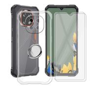 HGJTFANY Anillo Funda para CUBOT Kingkong ES5 + 2 x Cristal Templado