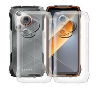 HGJTFANY Funda para Blackview BL7000 (6.78"), Ultrafina Transparente Suave Silicone Antichoque Funda, Anti Rasguño TPU Bumper Carcasa para Blackview BL7000 - Clear + Transparente