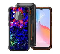 HGJTFANY Funda para Blackview BV6200 Pro (6.56"), Ultrafina Negro Silicone Protectora Carcasa [Antivibración X Antiarañazos] Suave TPU Bumper Caso Case para Blackview BV6200 Pro - Lleno de Espinas