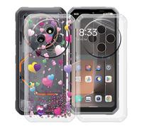 HGJTFANY Funda para Blackview Fort 2 (6.56"), Ultrafina Transparente Suave Silicone Antichoque Funda, Anti Rasguño TPU Bumper Carcasa para Blackview Fort 2 - Clear + YQ29