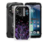 HGJTFANY Funda para Blackview Rock 1 (6.56"), Ultrafino Transparente Silicone Antichoque Cover Case, para Blackview Rock 1 Carcasa Anti Rasguño Suave TPU - XT36