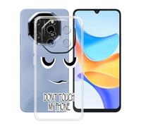 HGJTFANY Funda para Blackview Shark 6 (6.88"), Ultrafino Transparente Silicone Antichoque Cover Case, para Blackview Shark 6 Carcasa Anti Rasguño Suave TPU - DUO6