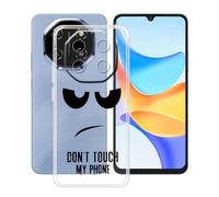 HGJTFANY Funda para Blackview Shark 6 (6.88"), Ultrafino Transparente Silicone Antichoque Cover Case, para Blackview Shark 6 Carcasa Anti Rasguño Suave TPU - DUO5