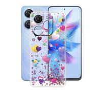 HGJTFANY Funda para Blackview Shark 9 (6.67"), Ultrafino Clear Suave Silicone Antichoque Funda, Anti Rasguño TPU Bumper Carcasa para Blackview Shark 9 - Globo Rosa