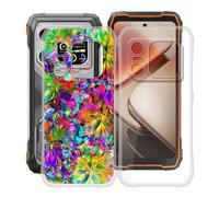 HGJTFANY Funda para Blackview Xplore 1 (6.78"), Ultrafina Transparente Suave Silicone Antichoque Funda, Anti Rasguño TPU Bumper Carcasa para Blackview Xplore 1 - Clear + XT117