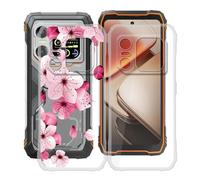 HGJTFANY Funda para Blackview Xplore 1 Pro (6.78"), Ultrafina Transparente Suave Silicone Antichoque Funda, Anti Rasguño TPU Bumper Carcasa para Blackview Xplore 1 Pro - Clear + WM113