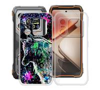 HGJTFANY Funda para Blackview Xplore X1 (6.78"), Ultrafina Transparente Suave Silicone Antichoque Funda, Anti Rasguño TPU Bumper Carcasa para Blackview Xplore X1 - Clear + XT113