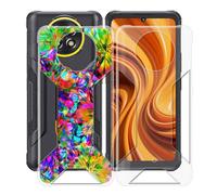 HGJTFANY Funda para Cubot Kingkong Ace 5 (6.75"), Ultrafina Transparente Suave Silicone Antichoque Funda, Anti Rasguño TPU Bumper Carcasa para Cubot Kingkong Ace 5 - Clear + XT117