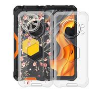 HGJTFANY Funda para Cubot Kingkong Power 5 (6.88"), Ultrafina Transparente Suave Silicone Antichoque Funda, Anti Rasguño TPU Bumper Carcasa para Cubot Kingkong Power 5 - Clear + WM84