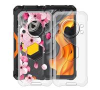 HGJTFANY Funda para Cubot Kingkong Power 5 (6.88"), Ultrafina Transparente Suave Silicone Antichoque Funda, Anti Rasguño TPU Bumper Carcasa para Cubot Kingkong Power 5 - Clear + WM113